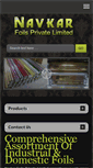 Mobile Screenshot of navkarfoils.com